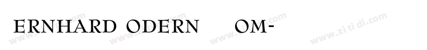 BernhardModernBT Rom字体转换